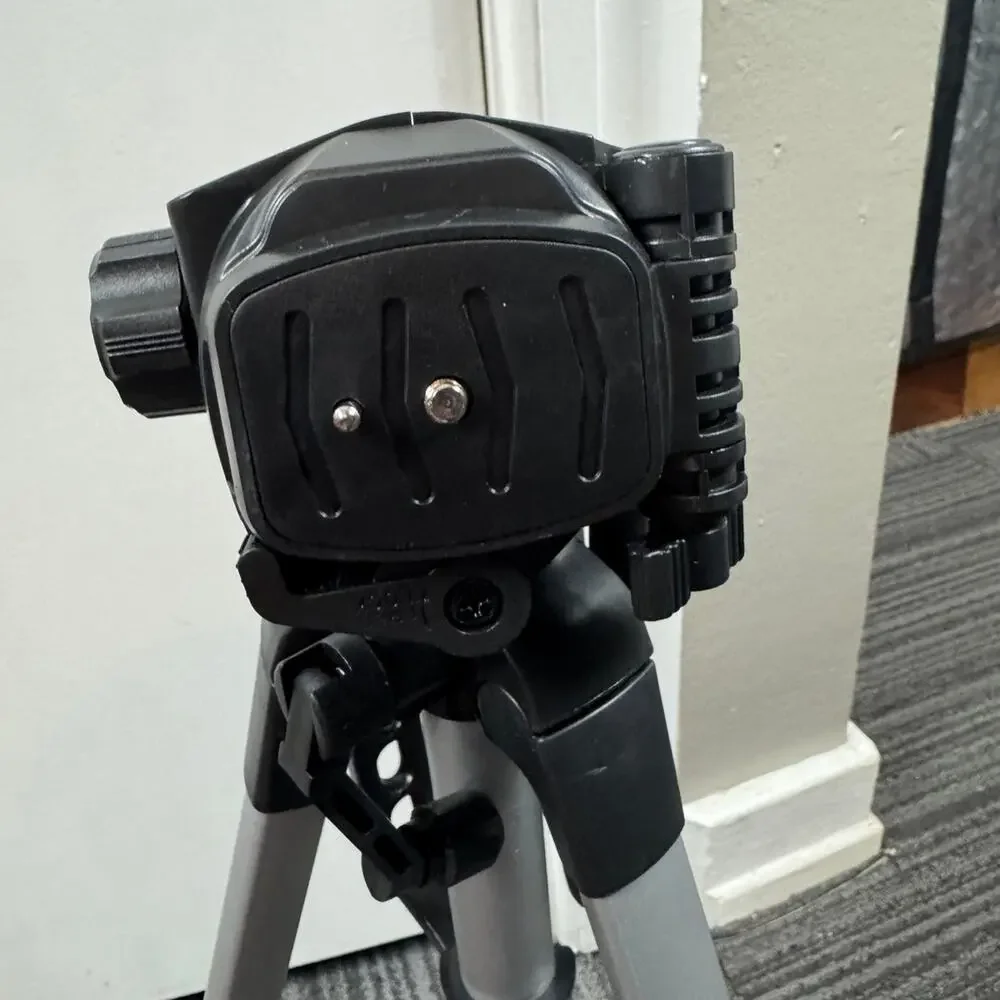Amazon Basics 60” Lightweight Camera Tripod with Carrying Bag Black Adjustable
